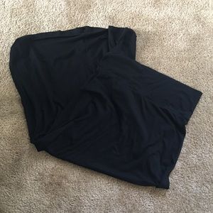 Stretch Soft Gap Maxi Skirt